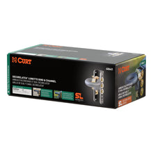 Load image into Gallery viewer, CURT 48641 SecureLatch Lunette Ring &amp; Channel (40,000 lbs, 3" ID, 11-3/4" Channel Height)