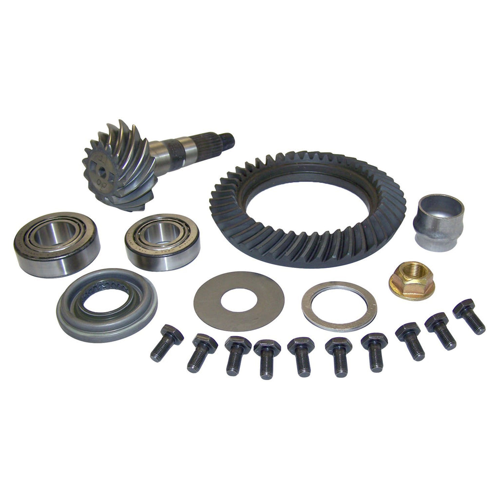 Crown Automotive Jeep Replacement 4864853 Front Ring & Pinion Kit for Select 97-00 Jeep TJ, XJ w/ D30 Axle, 3.07 Ratio