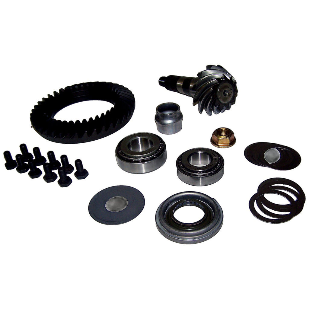 Crown Automotive Jeep Replacement 4864906 Frt. Ring & Pinion Kit for Various Jeep Models w/ Dana 30 Front Axle, 3.55 Ratio for Select Jeep Cherokee, Jeep Grand Cherokee, Jeep TJ, Jeep Wrangler