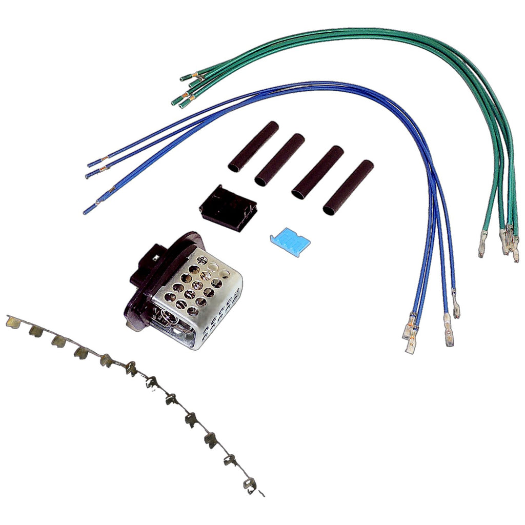 Crown Automotive Jeep Replacement 4864957K Blower Motor Resistor & Wiring Kit for Jeep 87-06 TJ Wrangler, 98-01 XJ Cherokee for Select Jeep Cherokee, Jeep TJ, Jeep Wrangler