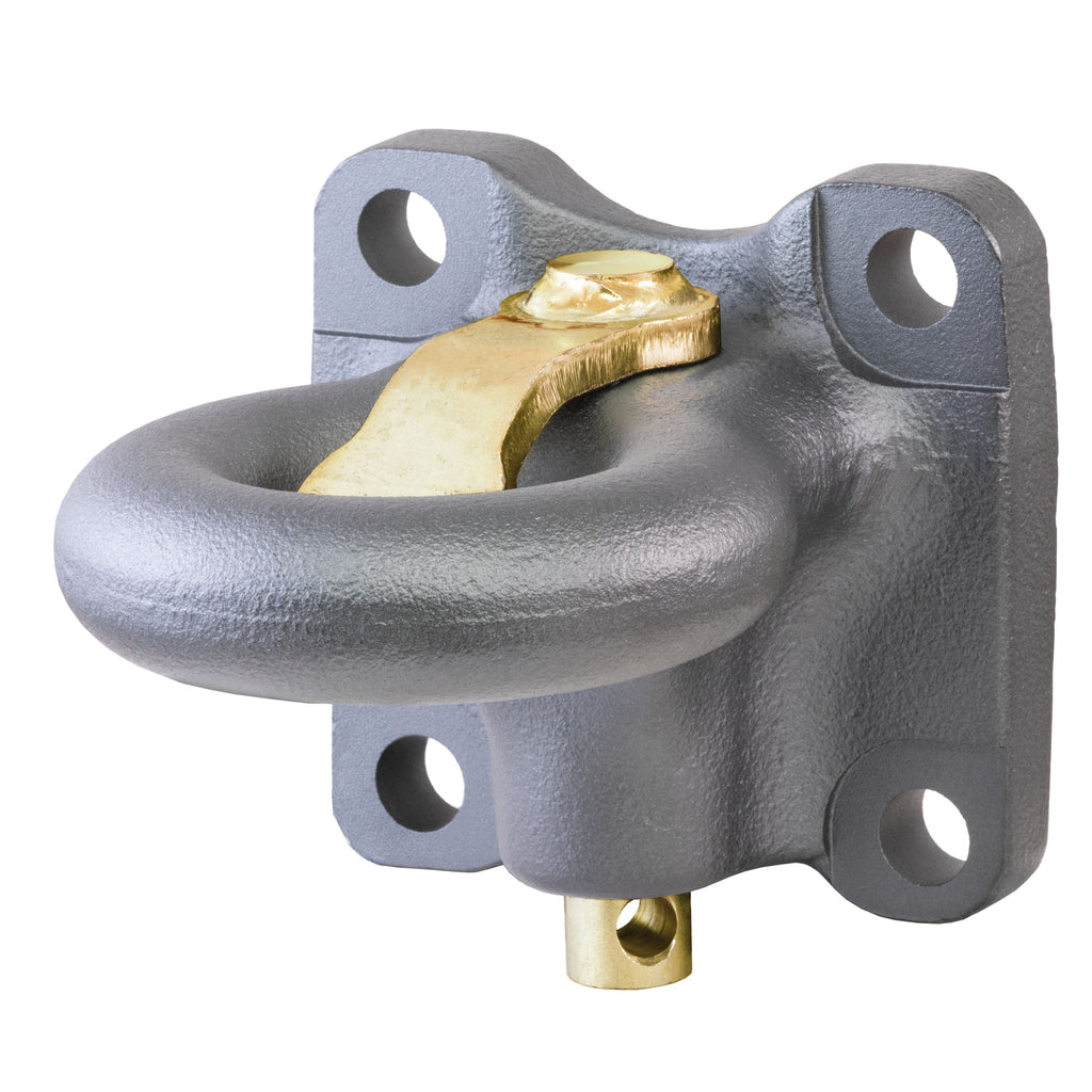 CURT 48661 SecureLatch Flush-Mount Lunette Ring (60,000 lbs, 2-1/2" ID)