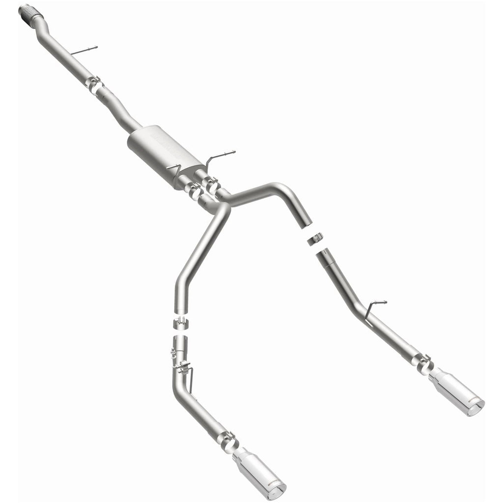 MagnaFlow Exhaust Products 15268 Street Series Polished Cat-Back System for Select Chevrolet Silverado 1500, Chevrolet Silverado LD, GMC Sierra 1500, GMC Sierra Limited