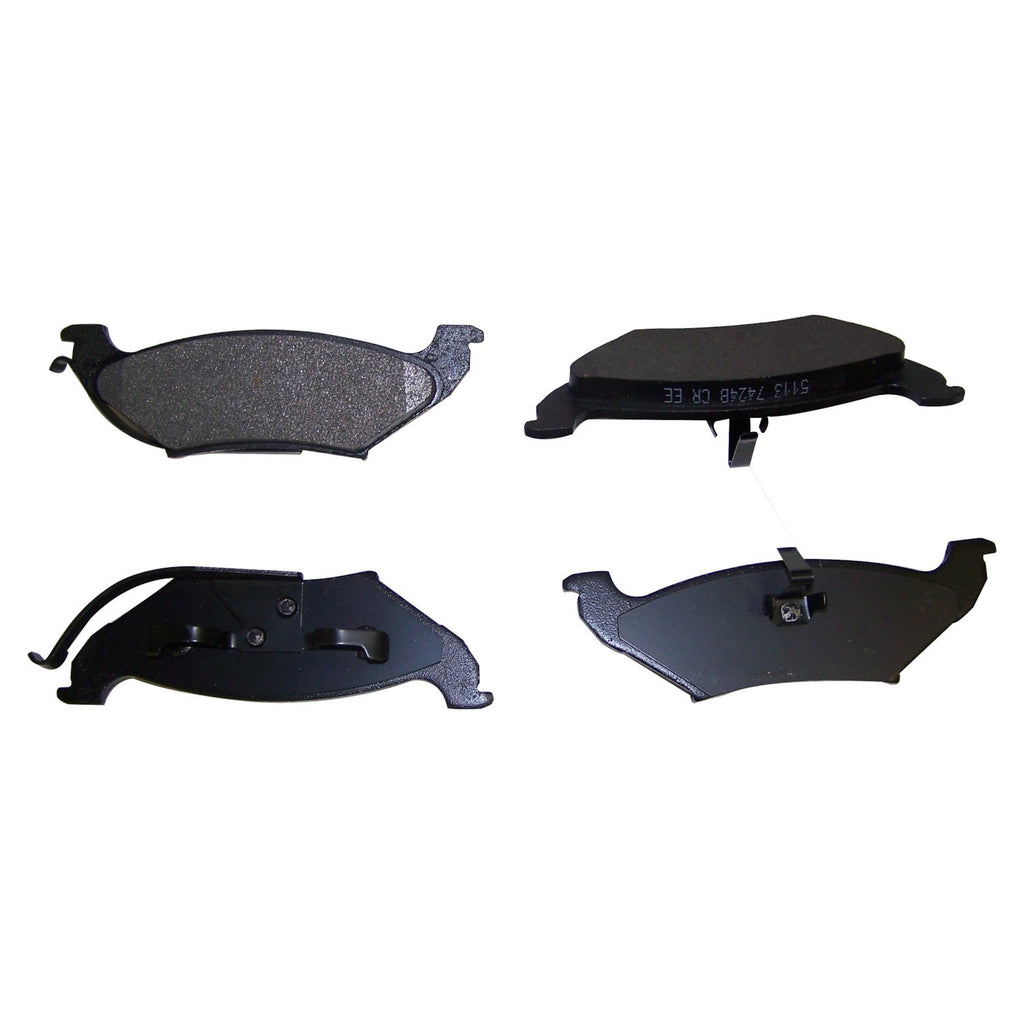 Crown Automotive Jeep Replacement 4882579 Rear Brake Pad Set for 1997-2000 Dodge, Chrysler, Plymouth Minivans for Select Chrysler Grand Voyager, Chrysler Town & Country, Chrysler Voyager, Dodge Caravan, Dodge Grand Caravan, Plymouth Grand Voyager,