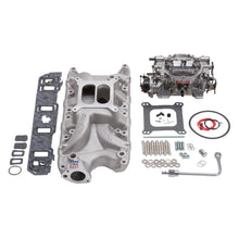 Load image into Gallery viewer, Manifold-And-Carb-Kit-Performer-Rpm-Small-Block-Ford-289-302-Natural-Finish