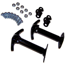 Load image into Gallery viewer, Crown Automotive Jeep Replacement 488601 Black Hood Catch Kit for 41-95 Jeep MB, CJs, YJ Wrangler for Select Jeep CJ3, Jeep CJ5, Jeep CJ6, Jeep CJ7, Jeep Scrambler, Jeep Willys, Jeep Wrangler, Willys CJ2A, Willys MB