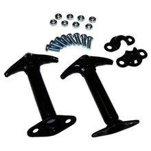Load image into Gallery viewer, Crown Automotive Jeep Replacement 488601 Black Hood Catch Kit for 41-95 Jeep MB, CJs, YJ Wrangler for Select Jeep CJ3, Jeep CJ5, Jeep CJ6, Jeep CJ7, Jeep Scrambler, Jeep Willys, Jeep Wrangler, Willys CJ2A, Willys MB