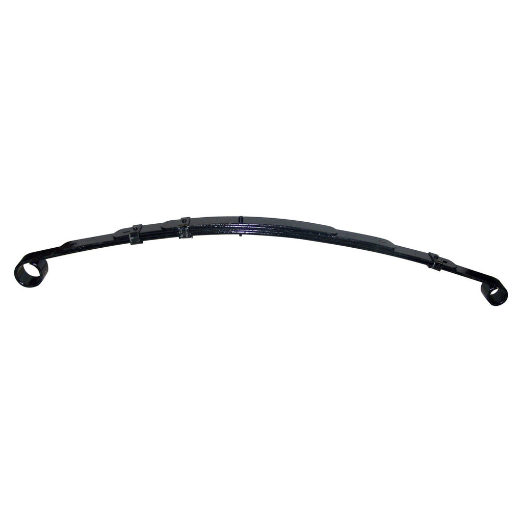 Crown Automotive Jeep Replacement 4886185AA HD Leaf Spring for 1984-2001 Jeep XJ Cherokee, 4-Leaf, No Bushings for Select Jeep Cherokee