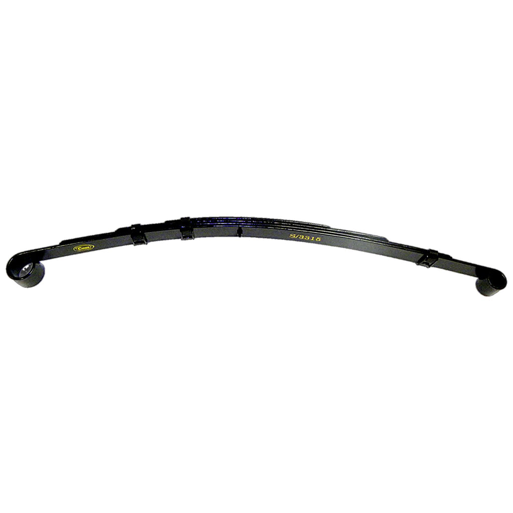 Crown Automotive Jeep Replacement 4886187AA 4-Leaf Heavy Duty Leaf Spring for Jeep 1984-2001 XJ Cherokee, Bushings Not Incl. for Select Jeep Cherokee