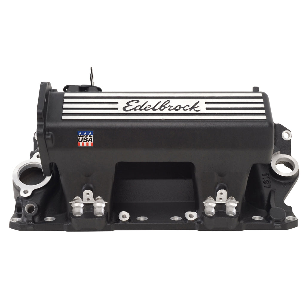 Manifold-Efi-Pro-Flo-Xt-Sb-Chevy-Std-Heads-W-Black-Finish