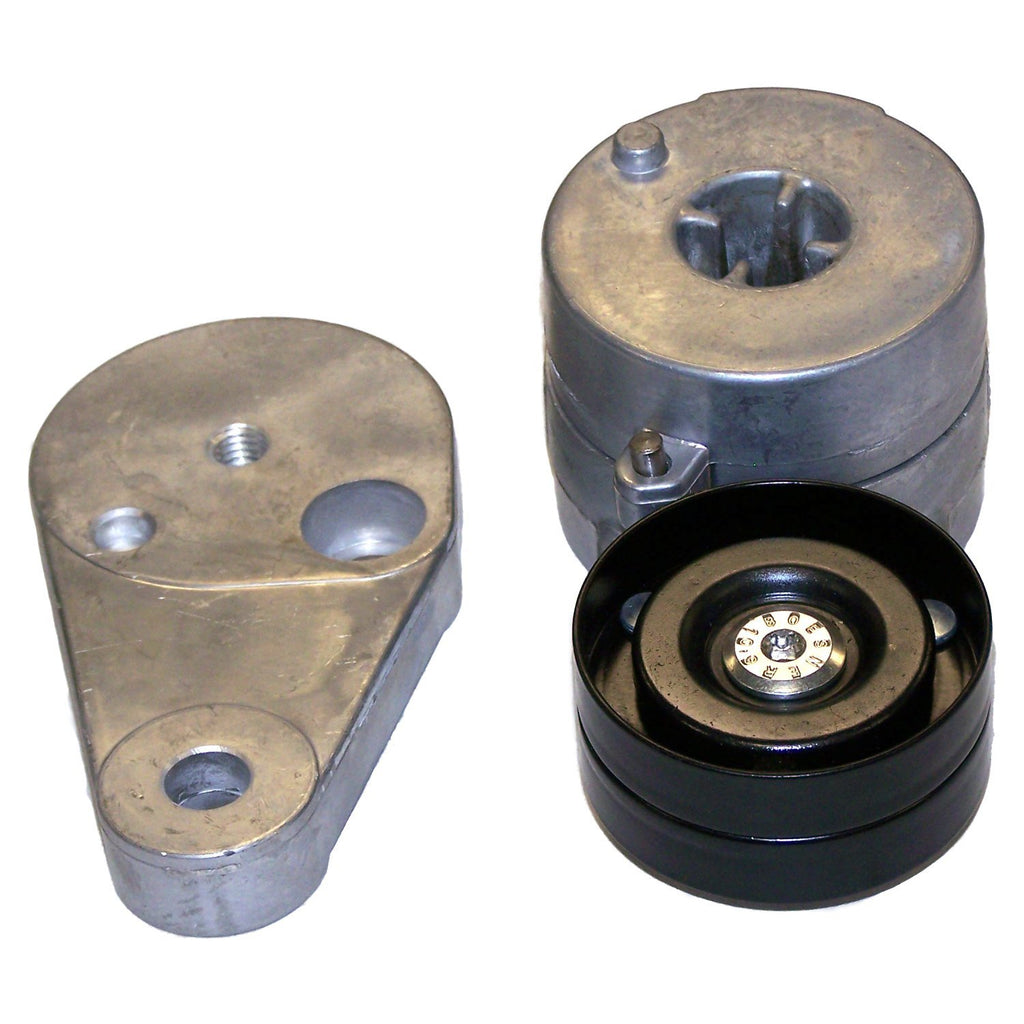 Crown Automotive Jeep Replacement 4897159AB Complete Drive Belt Tensioner for 97-01 Jeep XJ, WJ, WG w/ 2.5L Dsl, 3.1L Dsl. for Select Jeep Cherokee, Jeep Grand Cherokee