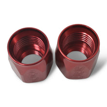 Load image into Gallery viewer, Performance-2-Piece--6-An-Full-Flow-Swivel-Hose-End-Sockets-(Qty-2)---Polished-And-Red