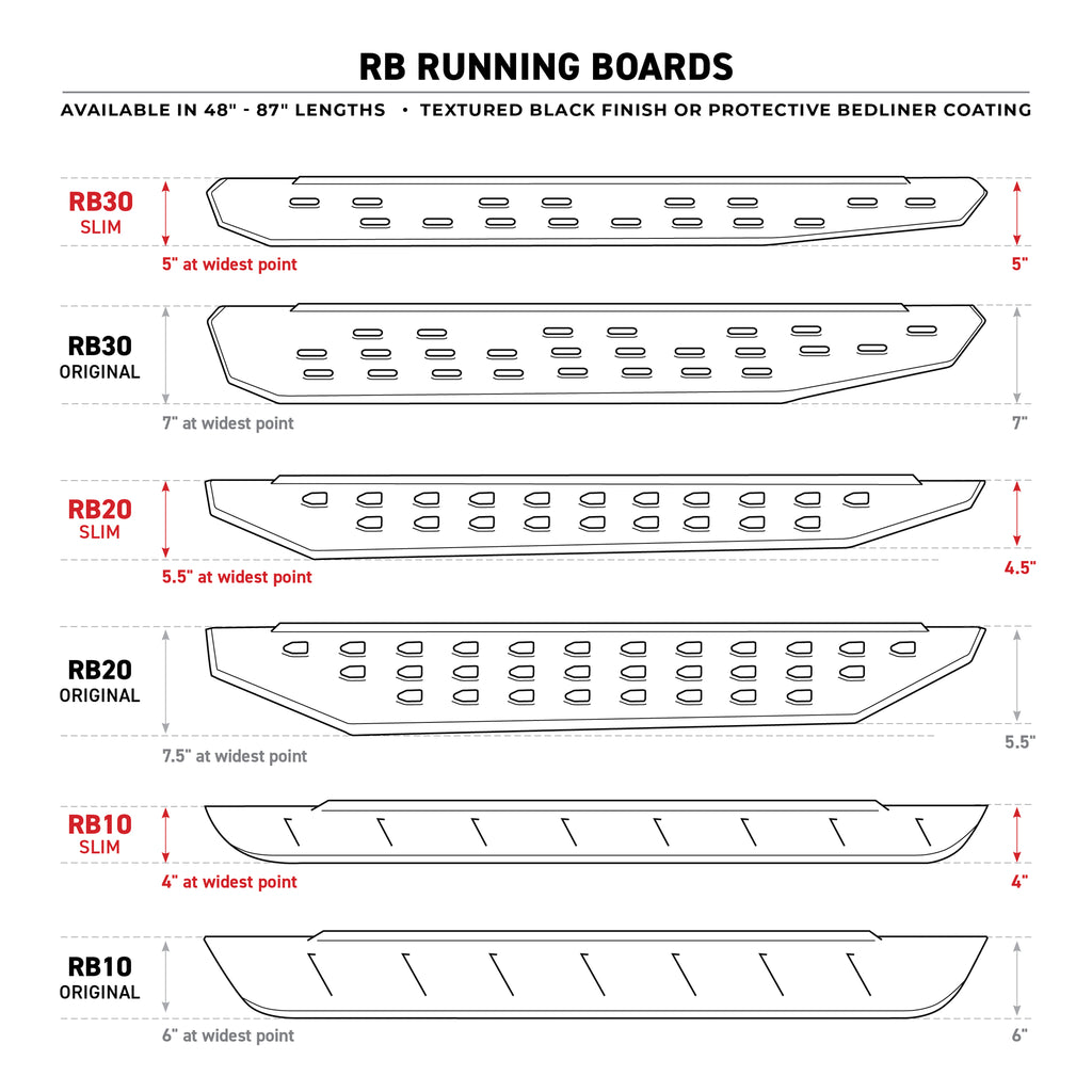~(49-Lbs.-85X10x6)~-Rb10-Running-Boards-80-Long-Running-Boards-Side-Step-Universal----
