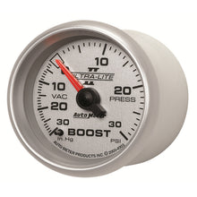 Load image into Gallery viewer, AutoMeter 4903 GAUGE, VAC/BOOST, 2 1/16", 30INHG-30PSI, MECHANICAL, ULTRA-LITE II