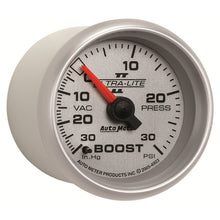 Load image into Gallery viewer, AutoMeter 4903 GAUGE, VAC/BOOST, 2 1/16", 30INHG-30PSI, MECHANICAL, ULTRA-LITE II