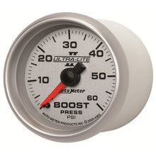 Load image into Gallery viewer, AutoMeter 4905 GAUGE, BOOST, 2 1/16", 60PSI, MECHANICAL, ULTRA-LITE II