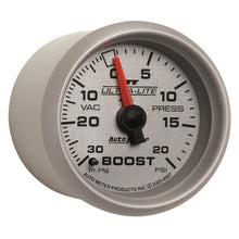 Load image into Gallery viewer, AutoMeter 4907 GAUGE, VAC/BOOST, 2 1/16", 30INHG-20PSI, MECHANICAL, ULTRA-LITE II