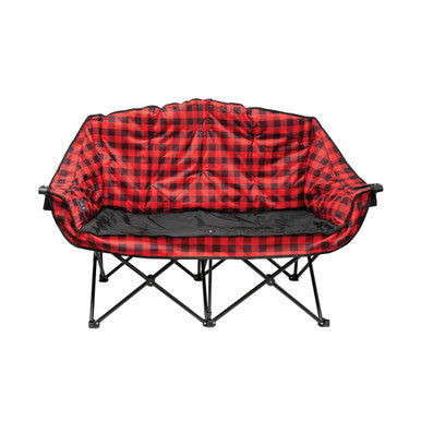 KUMA 490-KM-BBDC-RB Bear Buddy/Double Chair - Red Plaid