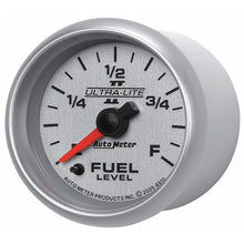 Load image into Gallery viewer, AutoMeter 4910 GAUGE, FUEL LEVEL, 2 1/16", 0-280O PROGRAMMABLE, ULTRA-LITE II