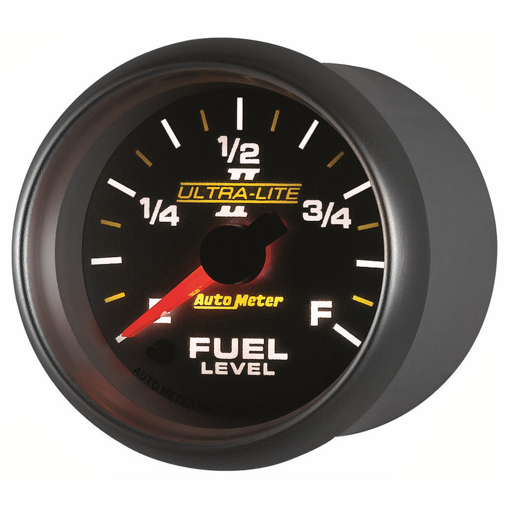 AutoMeter 4910 GAUGE, FUEL LEVEL, 2 1/16", 0-280O PROGRAMMABLE, ULTRA-LITE II