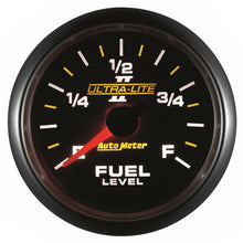 Load image into Gallery viewer, AutoMeter 4910 GAUGE, FUEL LEVEL, 2 1/16", 0-280O PROGRAMMABLE, ULTRA-LITE II