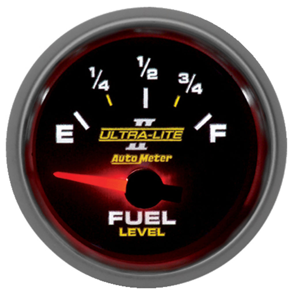 AutoMeter 4913 GAUGE, FUEL LEVEL, 2 1/16", 0OE TO 90OF, ELEC, ULTRA-LITE II