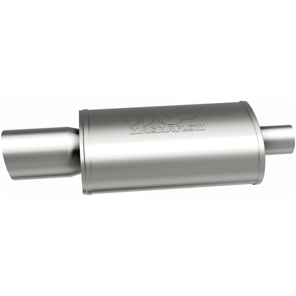 MagnaFlow Exhaust Products 14827 Straight-Through Performance Muffler; 2.25/4in. Center/Center; 5x14x8 Body
