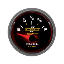 Load image into Gallery viewer, AutoMeter 4916 GAUGE, FUEL LEVEL, 2 1/16", 240OE TO 33OF, ELEC, ULTRA-LITE II