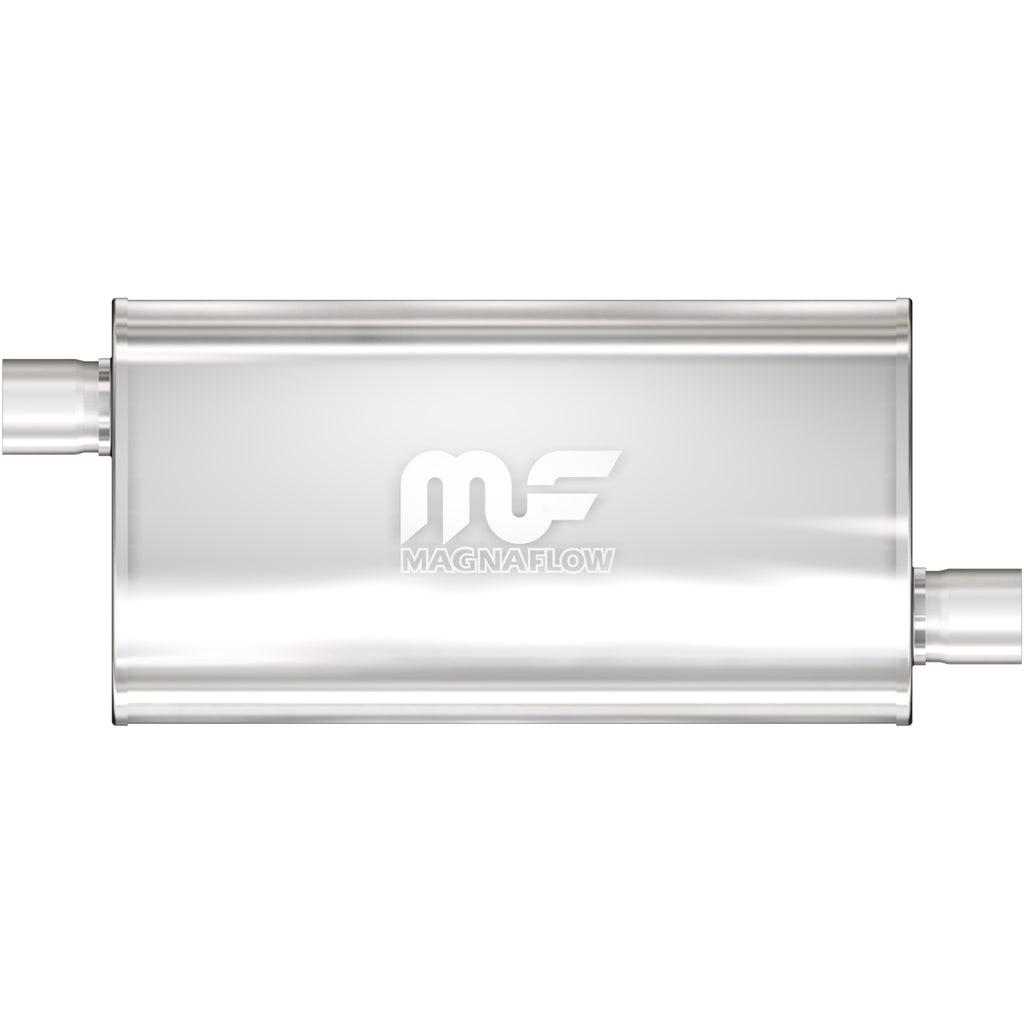 MagnaFlow Exhaust Products 12577 Straight-Through Performance Muffler; 2.5in. Offset/Offset; 5x22x11 Body