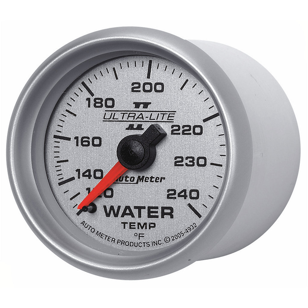 AutoMeter 4932 GAUGE, WATER TEMP, 2 1/16", 120-240?F, MECHANICAL, ULTRA-LITE II