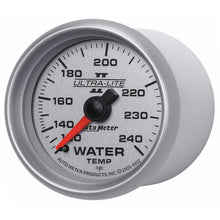 Load image into Gallery viewer, AutoMeter 4932 GAUGE, WATER TEMP, 2 1/16", 120-240?F, MECHANICAL, ULTRA-LITE II