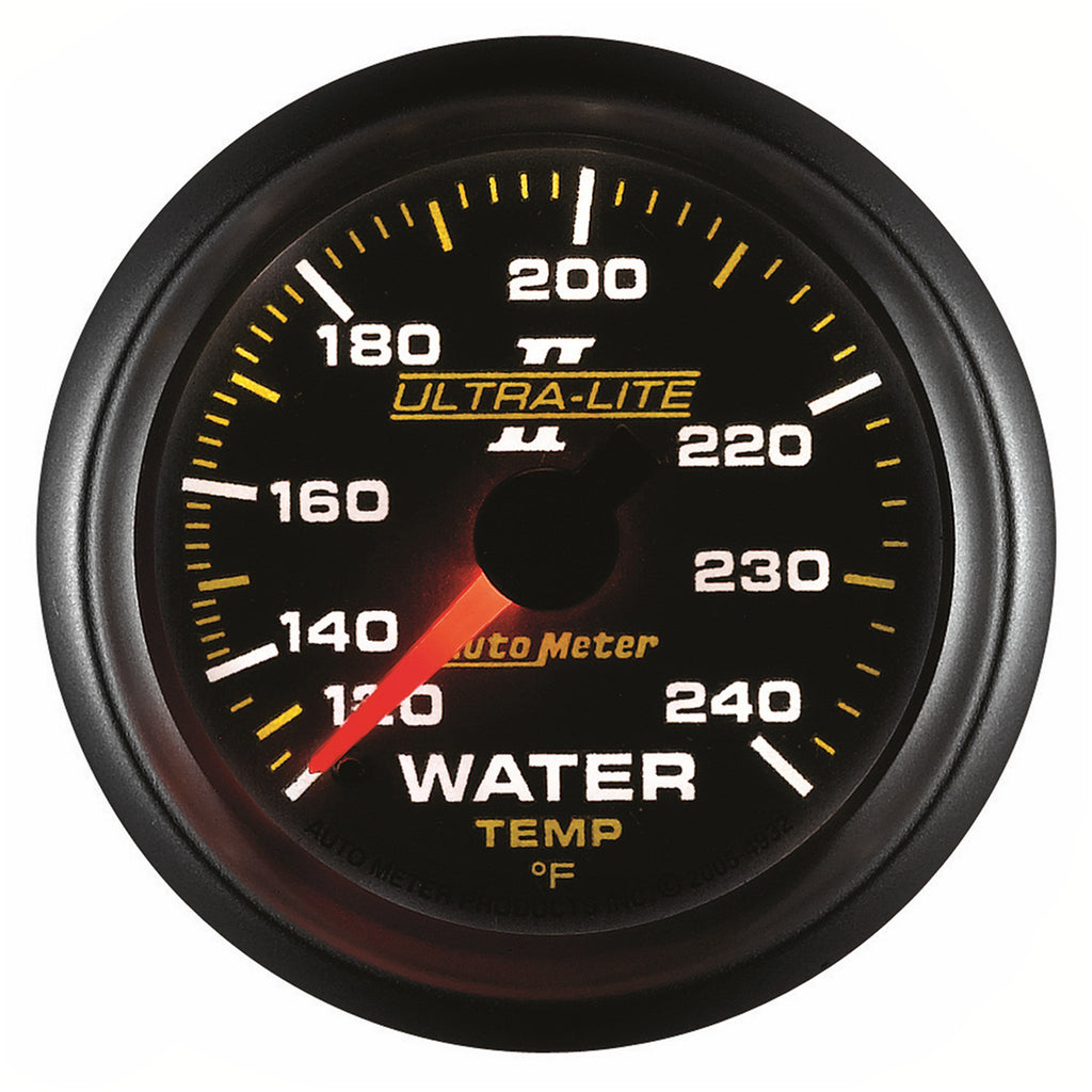 AutoMeter 4932 GAUGE, WATER TEMP, 2 1/16", 120-240?F, MECHANICAL, ULTRA-LITE II