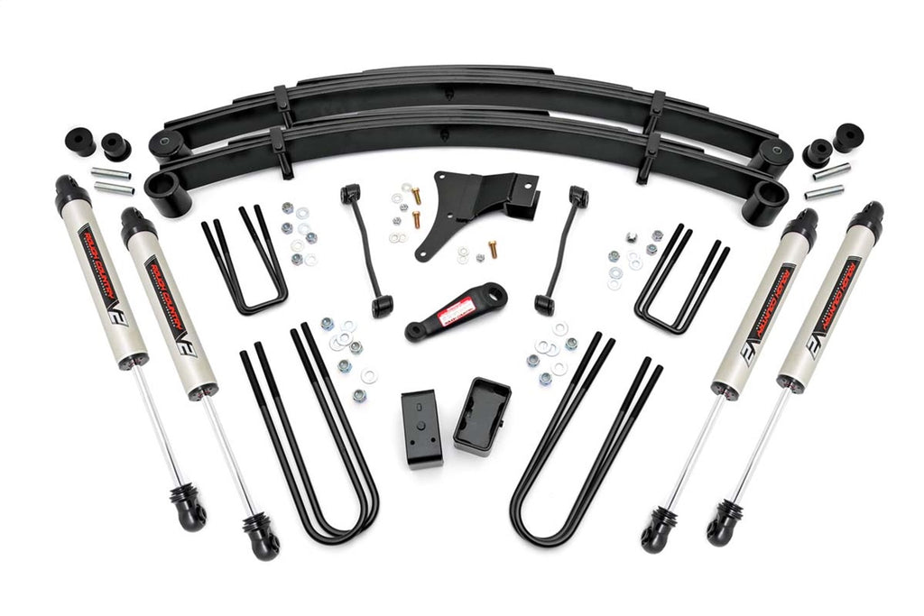 Rough Country 49470 Suspension Lift Kit w/Shocks for Select Ford F-250 Super Duty, Ford F-350 Super Duty