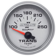 Load image into Gallery viewer, AutoMeter 4949 GAUGE, TRANSMISSION TEMP, 2 1/16", 100-250?F, ELECTRIC, ULTRA-LITE II