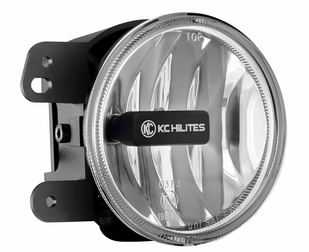 KC HiLiTES 494 G4 Gravity LED 4" SAE ECE 2-Light System - 2007-2009 Jeep Wrangler JK for Select Jeep Wrangler