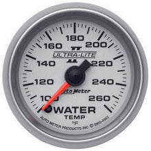 Load image into Gallery viewer, AutoMeter 4955 GAUGE, WATER TEMP, 2 1/16", 100-260?F, DIGITAL STEPPER MOTOR, ULTRA-LITE II