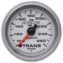 Load image into Gallery viewer, AutoMeter 4957 GAUGE, TRANSMISSION TEMP, 2 1/16", 100-260?F, DIGITAL STEPPER MTR, ULTRA-LITE II