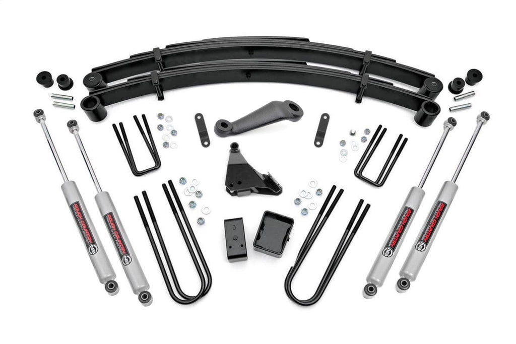 Rough Country 49630 Suspension Lift Kit w/Shocks for Select Ford F-250 Super Duty, Ford F-350 Super Duty