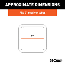 Load image into Gallery viewer, CURT 49770 Raw Steel Receiver Tube Reinforcement Collar (Fits 2" Receiver)