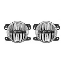 Load image into Gallery viewer, KC HiLiTES 497 G4 Gravity LED 4" SAE ECE 2-Light Sys- 2010-2024 Jeep Wrangler/Gladiator JT for Select Jeep Gladiator, Jeep Wrangler, Jeep Wrangler JK