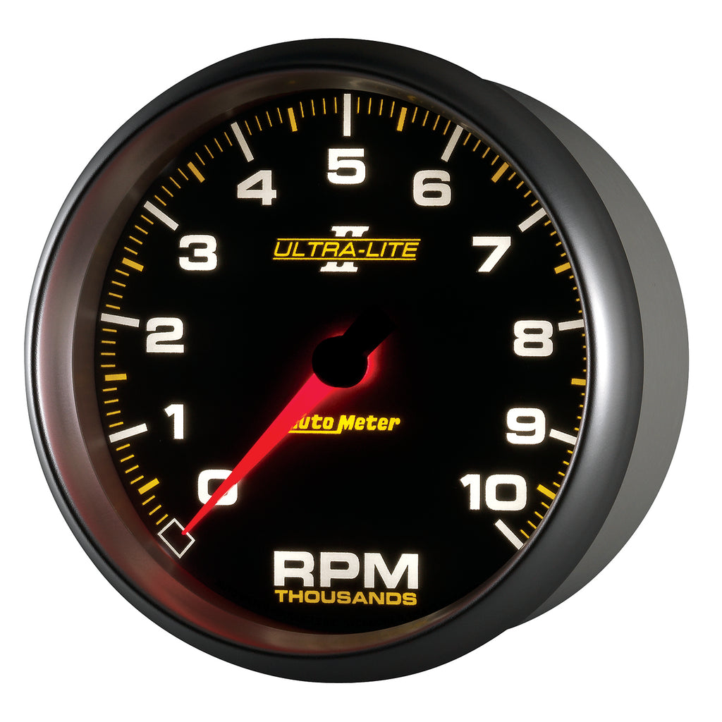 AutoMeter 4998 GAUGE, TACHOMETER, 5", 10K RPM, IN-DASH, ULTRA-LITE II