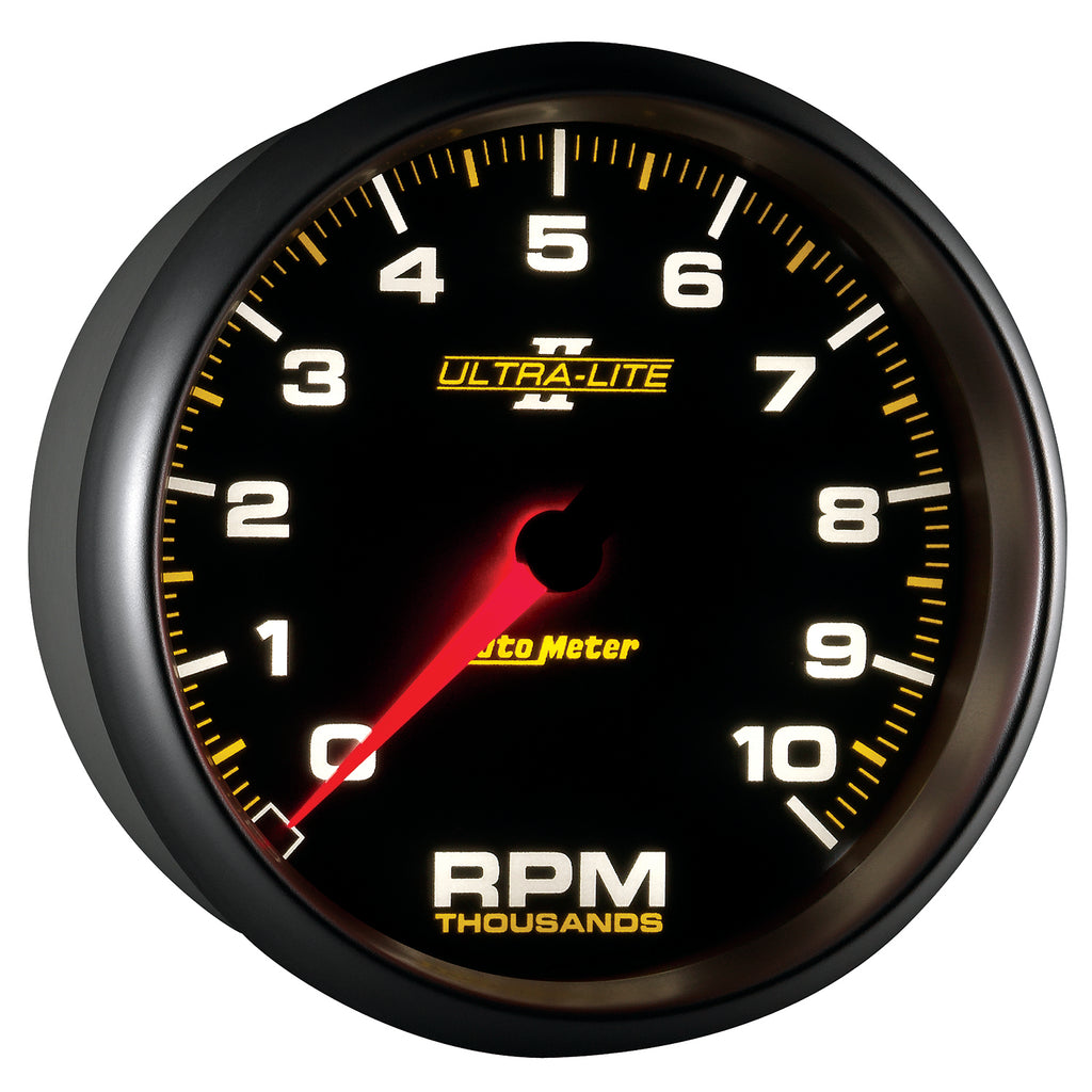AutoMeter 4998 GAUGE, TACHOMETER, 5", 10K RPM, IN-DASH, ULTRA-LITE II