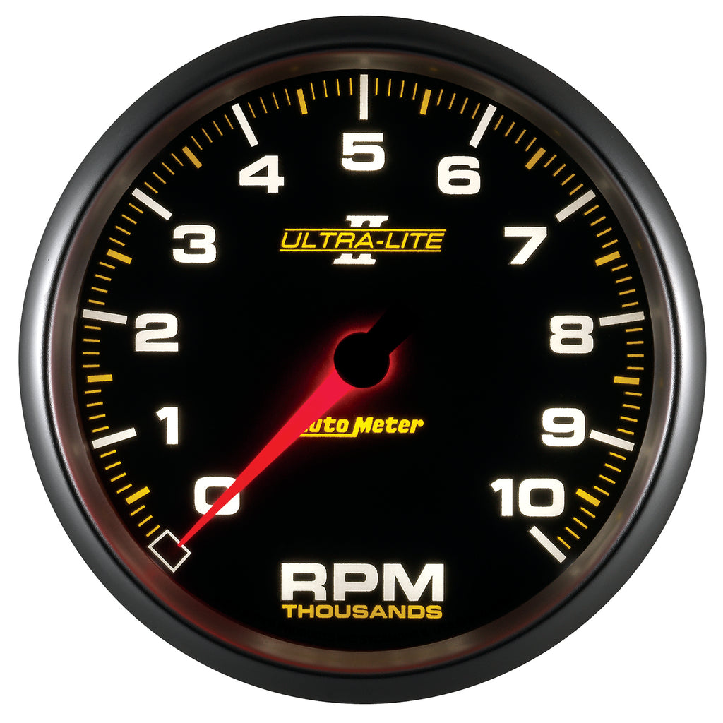 AutoMeter 4998 GAUGE, TACHOMETER, 5", 10K RPM, IN-DASH, ULTRA-LITE II