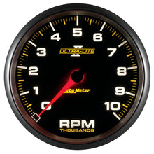 Load image into Gallery viewer, AutoMeter 4998 GAUGE, TACHOMETER, 5", 10K RPM, IN-DASH, ULTRA-LITE II