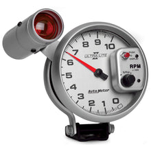 Load image into Gallery viewer, AutoMeter 4999 GAUGE, TACHOMETER, 5", 10K RPM, PEDESTAL W/ EXT. SHIFT-LITE, ULTRA-LITE II