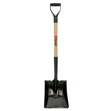 Garant 80421 Square Point Shovel, Wood Handle, D-Grip
