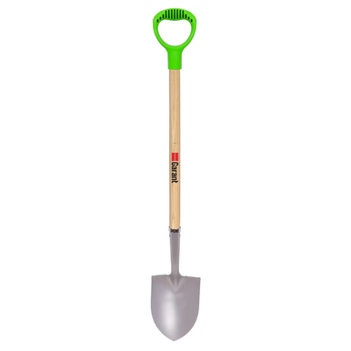 Garant 81017 Round Point Shovel, Wood Handle, D-Grip