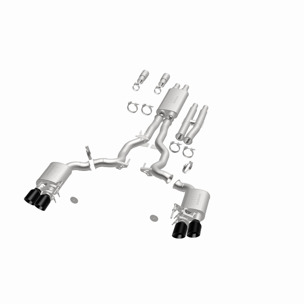 MagnaFlow Exhaust Products 19646 xMOD Series Black Chrome Tips Cat-Back System for Select Ford Mustang