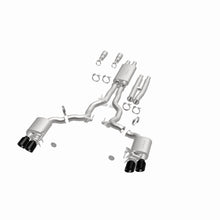 Load image into Gallery viewer, MagnaFlow Exhaust Products 19646 xMOD Series Black Chrome Tips Cat-Back System for Select Ford Mustang