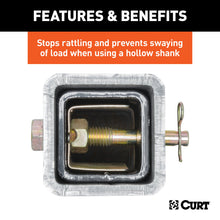Load image into Gallery viewer, CURT 22321 CURT 22321 Anti-Rattle Hitch Pin Shim Device; Fits 2-Inch Receiver; 1/2-In Hole - Truck Part Superstore