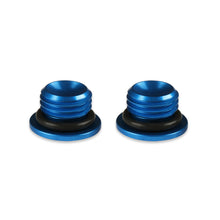 Load image into Gallery viewer, -4An-Low-Profile-Port-Plug,-Blue,-2Pk